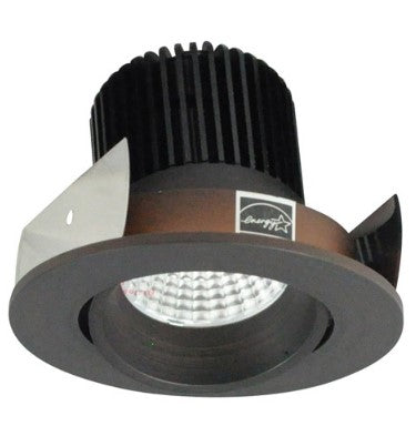 Nora Lighting NIOB-2RC35QBZ 2 Inch Iolite LED Round Adjustable Cone Reflector, 10-Degree Optic, 850lm / 12W, 3500K, Bronze Reflector / Bronze Flange