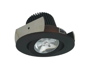 Nora Lighting NIOB-2RG27QBZ 2" Iolite LED Round Adjustable Gimbal, 850lm / 12W, Color Temperature 2700K, Bronze Reflector / Bronze Flange Finish