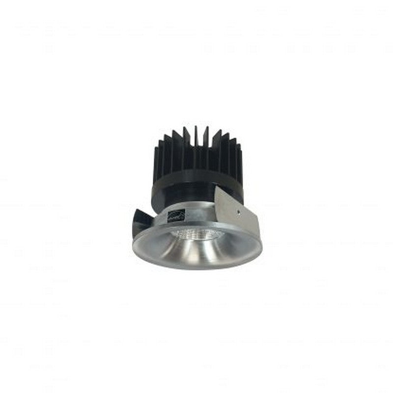 Nora Lighting NIOB-2RNB27XNN/HL 2 Inch Iolite Round Bull Nose Regress Non-Adjustable Trim With Natural Metal Finish 2700K 1500-2500lm