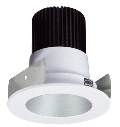 Nora Lighting NIOB-2RNDC30QHZMPW 2 Inch Iolite LED Round Reflector, 10-Degree Optic, 850lm / 12W, 3000K, Haze Reflector / Matte Powder White Flange