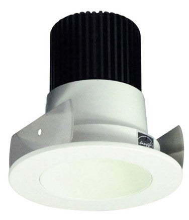 Nora Lighting NIOB-2RNDC30QMPW 2 Inch Iolite LED Round Reflector, 10-Degree Optic, 850lm / 12W, 3000K, Matte Powder White Reflector / Matte Powder White Flange