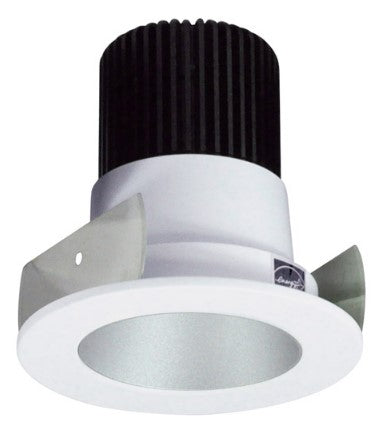 Nora Lighting NIOB-2RNDC35QHZMPW 2 Inch Iolite LED Round Reflector, 10-Degree Optic, 850lm / 12W, 3500K, Haze Reflector / Matte Powder White Flange