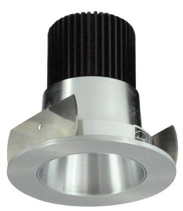 Nora Lighting NIOB-2RNDC35QNN 2 Inch Iolite LED Round Reflector, 10-Degree Optic, 850lm / 12W, 3500K, Natural Metal Reflector / Natural Metal Flange