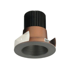 Nora Lighting NIOB-2RNDC40QBZ 2" Iolite LED Round Reflector, 10-Degree Optic, 850lm / 12W, 4000K, Bronze Reflector / Bronze Flange