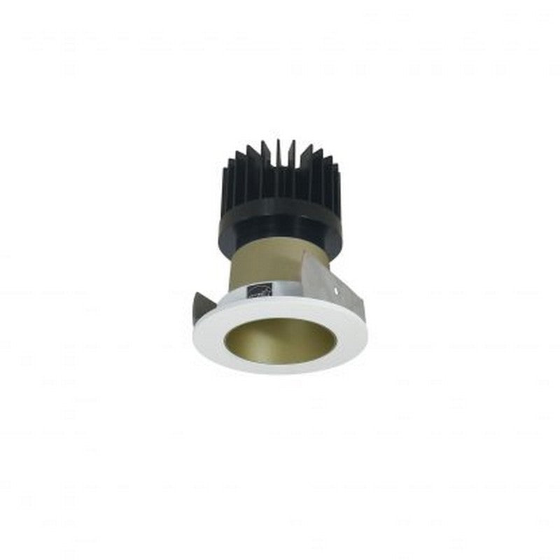 Nora Lighting NIOB-2RNDC27XCHMPW/10 2 Inch Iolite Round Deep Cone Regressed Non-Adjustable Trim 2700K 1000lm