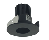 Nora Lighting NIOB-2RPH30QBB 2" Iolite LED Round Pinhole, 10-Degree Optic, 850lm / 12W, 3000K, Black Pinhole / Black Flange