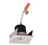 NORA Lighting NIOB-2SC30XBB/10 2" Iolite Square 15º Adjustable Cone Regressed Trim Black Finish 3000k 1000lm