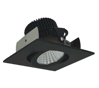 Nora Lighting NIOB-2SG27QBZ 2 Inch Iolite LED Square Adjustable Gimbal, 10-Degree Optic, 850lm / 12W, 2700K, Bronze Finish