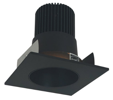 Nora Lighting NIOB-2SNDC27QBZ 2" Iolite LED Square Reflector with Round Aperture, 10-Degree Optic, 850lm / 12W, 2700K Color Temperature, Bronze Reflector / Bronze Flange Finish