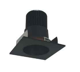 Nora Lighting NIOB-2SNDC35QBZ 2" Iolite LED Square Reflector with Round Aperture, 10-Degree Optic, 850lm / 12W, 3500K, Bronze Reflector / Bronze Flange