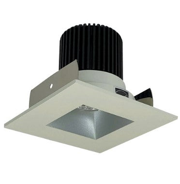 Nora Lighting NIOB-2SNDSQ35QHW 2 Inch Iolite LED Square Reflector with Square Aperture, 10-Degree Optic, 850lm / 12W, 3500K, Haze Reflector / White Flange