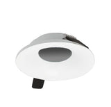 Nora Lighting NIOC-2RNBMPW 2" Iolite Can-less Round Bullnose Trim, Matte Powder White finish