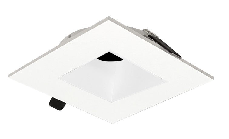 Nora Lighting NIOC-2SNDSQWW 2" Iolite Can-less Square Downlight Trim, White Finish