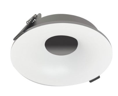 Nora Lighting NIOC-4RNBWW 4" Iolite Can-less Round Bullnose Trim, White finish