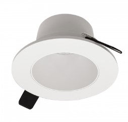 Nora Lighting NIOC-4RNDCWW 4" Iolite Can-less Round Downlight Trim, White Finish