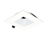 Nora Lighting NIOC-4SNDSQMPW 4" Iolite Can-less Square Downlight Trim, Matte Powder White Finish