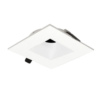 Nora Lighting NIOC-4SNDSQWW 4" Iolite Can-less Square Downlight Trim, White Finish