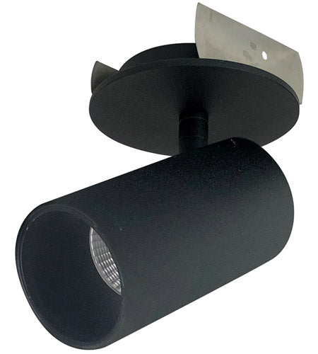 Nora Lighting NIOP-2RCY40XBB LED 3 Inch iPOINT Monopoint Luminaire Ceiling Light Round Cylinder Black Finish