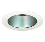 Nora Lighting NL-414 4" Specular Clear Adjustable Reflector with Ring Specular Clear Adjustable Reflector - White Metal Ring