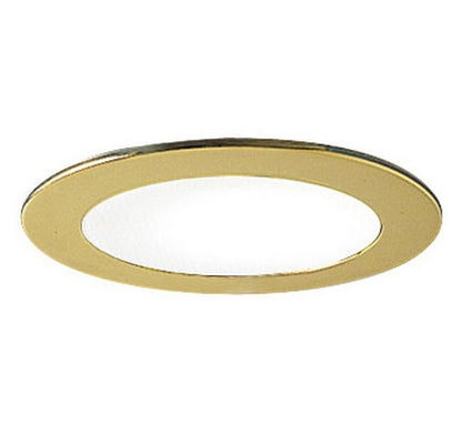 Nora Lighting NL-422W 4" Albalite Lens with Reflector Specular White Reflector - White Trim