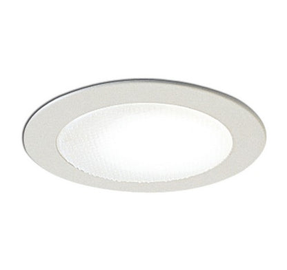 Nora Lighting NL-422W 4" Albalite Lens with Reflector Specular White Reflector - White Trim