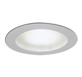 Nora Lighting NL-426W 4" Flat Frosted Lens with Reflector  Specular White Reflector - White Trim