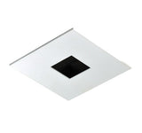 Nora Lighting NL-4588B 4" Square Pinhole 4" Square 1.5" Pinhole - Black Trim - Black Reflector Finish