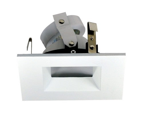 Nora Lighting NL-4857BB 4" Square Regressed, Adjustable Reflector for Round housings Black Reflector / Black Regressed / Black Trim
