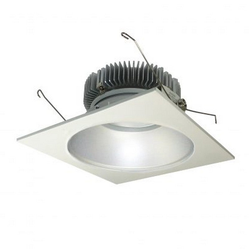Nora Lighting NLCB2-6531530HZW 6 Inch Cobalt 22W, 3000K, Haze / White Finish LED High Lumen Square Reflector with Round Aperture