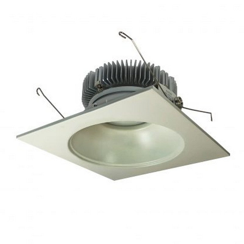 Nora Lighting NLCB2-6531527WW 6 Inch Cobalt 22W, 2700K, White / White Finish LED High Lumen Square Reflector with Round Aperture