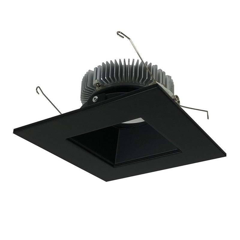 Nora Lighting NLCB2-6561527BB 6 Inch Cobalt 22W, 2700K, Black / Black Finish LED High Lumen Square Reflector with Square Aperture