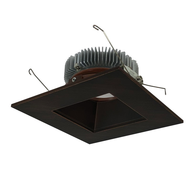 Nora Lighting NLCB2-6561527BZBZ 6 Inch Cobalt 22W, 2700K, Bronze / Bronze Finish LED High Lumen Square Reflector with Square Aperture