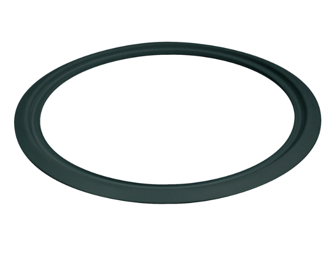 Nora Lighting NLCBC-6OR-B 6 Inch Oversize Ring For Cobalt & Click, Black Finish