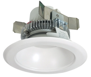 Nora Lighting NLCBC2-45127DD/A 4" Cobalt Click LED Retrofit, Round Reflector, 750lm / 10W, 2700K Color Temperature, Diffused Clear Finish 120V Triac/ELV dimming
