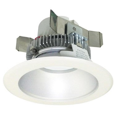 Nora Lighting NLCBC2-45130HZW/10EM 4 Inch Cobalt Click LED Retrofit, Round Reflector, 1000lm / 12W, 3000K, Haze Reflector / White Flange, Pre-Wired for Emergency