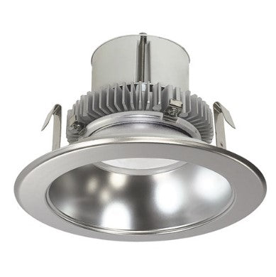 Nora Lighting NLCBC2-45130NN/10EM 4 Inch Cobalt Click LED Retrofit, Round Reflector, 1000lm / 12W, 3000K, Natural Metal Reflector / Natural Metal Flange, Pre-Wired for Emergency
