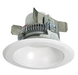 Nora Lighting NLCBC2-45135WW/A 4 Inch Cobalt Click LED Retrofit, Round Reflector, 750lm / 10W, 3500K, White Reflector / White Flange