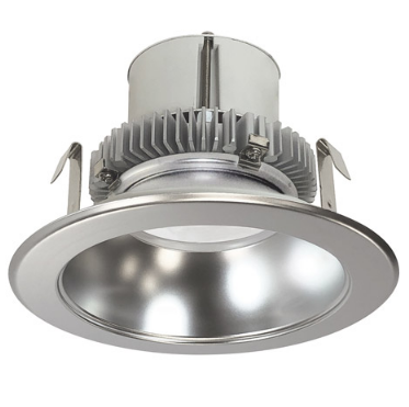 Nora Lighting NLCBC2-45140NN/ALE4 4" Cobalt Click LED Retrofit, Round Reflector, 750lm / 10W, 4000K Color Temperature, Natural Metal Reflector / Flange Finish, 120V-277V input Triac / ELV / 0-10V dimming