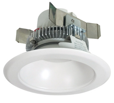Nora Lighting NLCBC2-451CDWW/A 4" Cobalt Click LED Retrofit, Round Reflector, 750lm / 10W, Comfort Dim, White Reflector / White Flange Finish