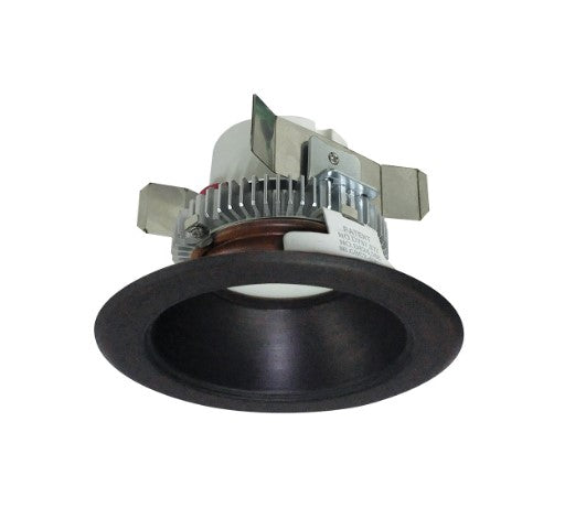 Nora Lighting NLCBC2-45230BZBZ/ALE4 4 Inch Cobalt Click LED Retrofit, Baffle, 750lm / 10W, 3000K, Bronze Baffle / Bronze Flange, 120V-277V input; Triac / ELV / 0-10V dimming