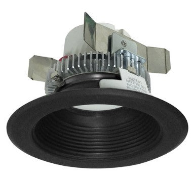 Nora Lighting NLCBC2-45235BB/A 4 Inch Cobalt Click LED Retrofit, Baffle, 750lm / 10W, 3500K, Black Baffle / Black Flange