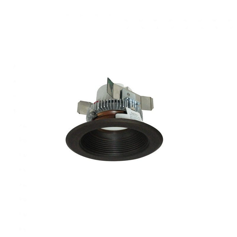 NORA Lighting NLCBC2-45230BZBZ/10 12W 4 Inch LED Cobalt Click Retrofit Round Baffle Bronze Finish 3000K 1000lm 120V