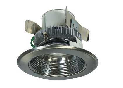 Nora Lighting NLCBC2-452CDNN/A 4" Cobalt Click LED Retrofit, Baffle, 750lm / 10W, Comfort Dim, Natural Metal Baffle / Natural Metal Flange