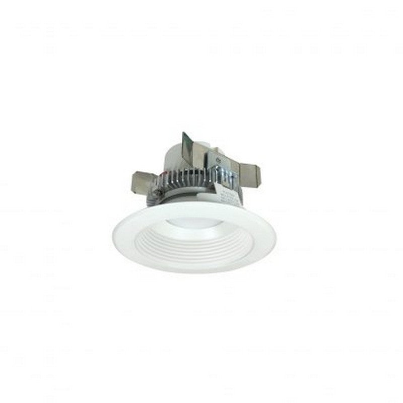 NORA Lighting NLCBC2-45240WW/10 12W 4 Inch LED Cobalt Click Retrofit Round Baffle White Finish 4000K 1000lm 120V