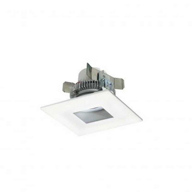 NORA Lighting NLCBC2-45540MPW/10 12W 4 Inch LED Cobalt Click Retrofit Square Pinhole Matte Powder White Finish 4000K 1000lm 120V