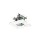 NORA Lighting NLCBC2-45530MPW/10 12W 4 Inch LED Cobalt Click Retrofit Square Pinhole Matte Powder White Finish 3000K 1000lm 120V