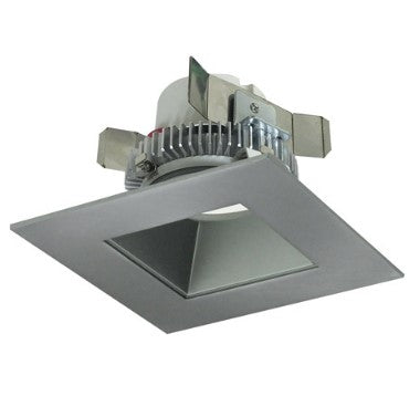 Nora Lighting NLCBC2-456CDNN/A 4 Inch Cobalt Click LED Retrofit, Square Reflector, 750lm / 10W, Comfort Dim, Natural Metal Reflector / Natural Metal Flange