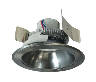 Nora Lighting NLCBC2-55127NN/10 5" Cobalt Click LED Retrofit, Round Reflector, 1000lm / 12W, 2700K, Natural Metal Reflector / Natural Metal Flange