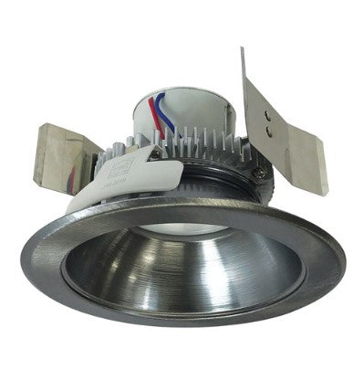 Nora Lighting NLCBC2-55135NN/ALE4 5 Inch Cobalt Click LED Retrofit, Round Reflector, 750lm / 10W, 3500K, Natural Metal Reflector / Natural Metal Flange, 120V-277V input; Triac / ELV / 0-10V dimming
