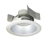 Nora Lighting NLCBC2-55140HZW/10LE4 5" Cobalt Click LED Retrofit, Round Reflector, 1000lm / 12W, 4000K, 120V-277V input; Triac / ELV / 0-10V dimming, Haze Reflector / White Flange